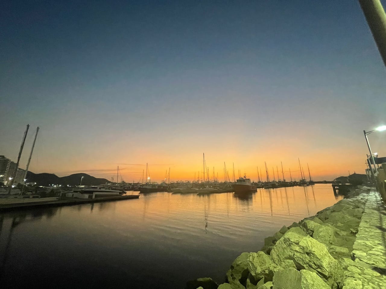 Marina am Abend