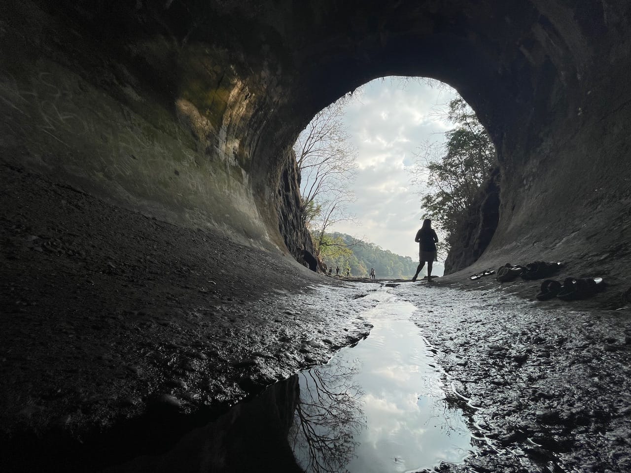 Anchuruli-Tunnel von Innen