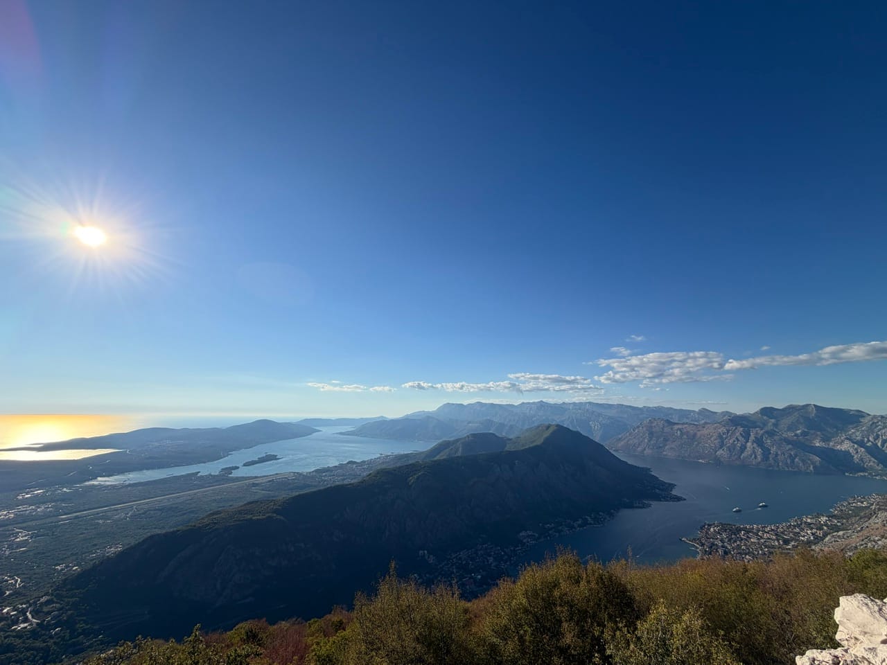 Blick in die Bucht von Kotor